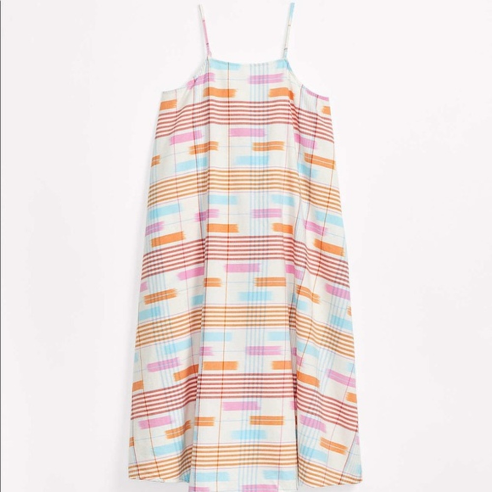 LOFT x Lou & Grey Lkat Stripe Pocket Midi Night Out Dress